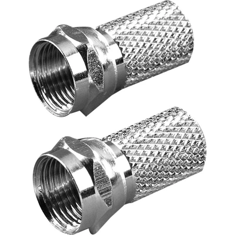 Vivanco F-stik sæt med 2 stk., 7 mm