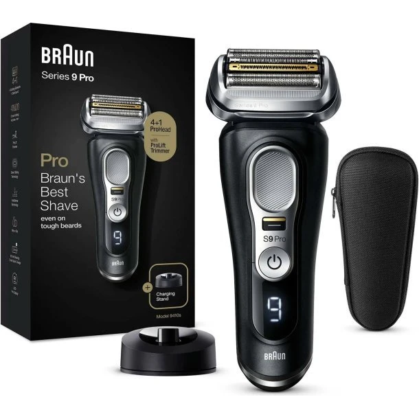 Braun Series 9 Pro 9410s elektrisk barbermaskine, sort