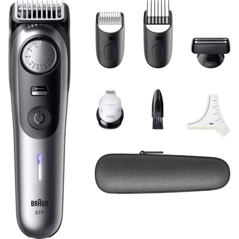Braun BeardTrimmer 9 BT9520 skægtrimmer, sort/grå