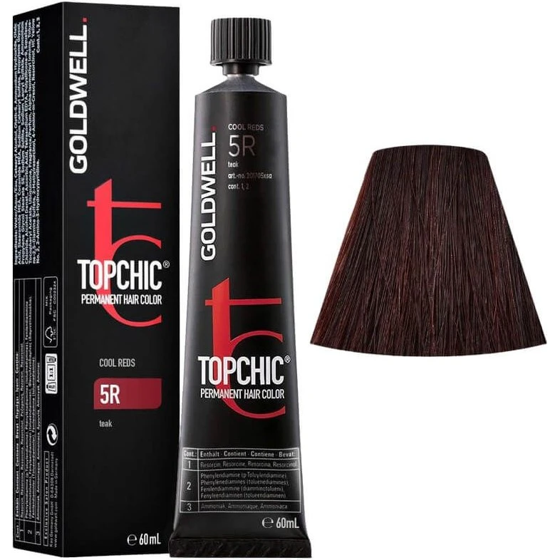 Goldwell Topchic Permanent Hårfarve 5R Teak 60 g