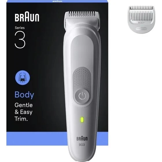 Braun Series 3 BG3530 Bodytrimmer – Hvid