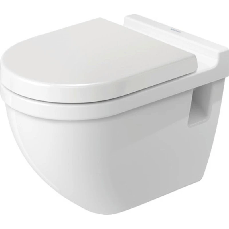 Duravit Starck 3 Comfort væghængt toilet, hvid