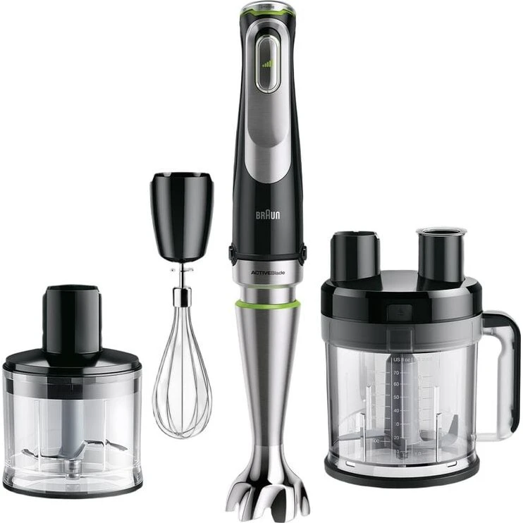 Braun MultiQuick 9 MQ 9195XLI stavblender 1200 W sort/rustfrit stål