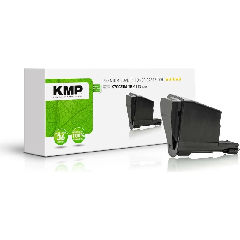 KMP Tonerpatron til Kyocera TK-1115 - Sort (2000 sider)