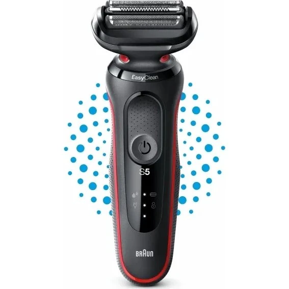 Braun Serie 5 51‑R1000s barbermaskine (rød)