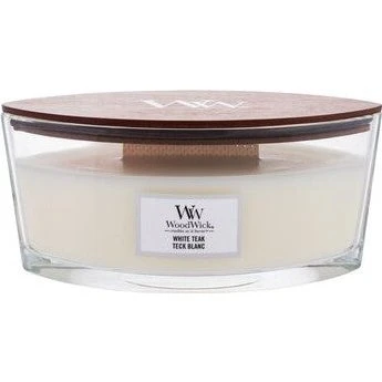 Woodwick White Teak Duftlys - 453,6 g