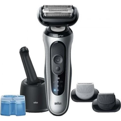 Braun Series 6 62-S7650CC elektrisk barbermaskine – SmartCare, sølv