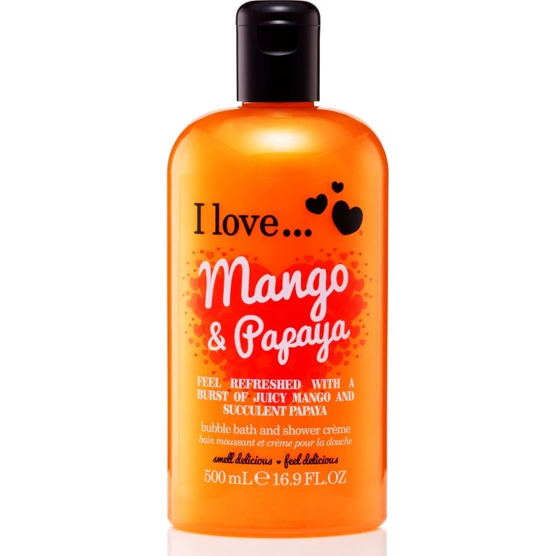 I Love... Bubble Bath & Shower Crème Mango & Papaya 500ml