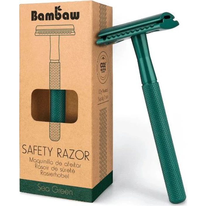 Bambaw Sea Green Safety Razor