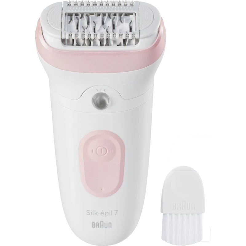 Braun Silk-épil 7 SE7000 epilator – hvid/rosa, Wet & Dry