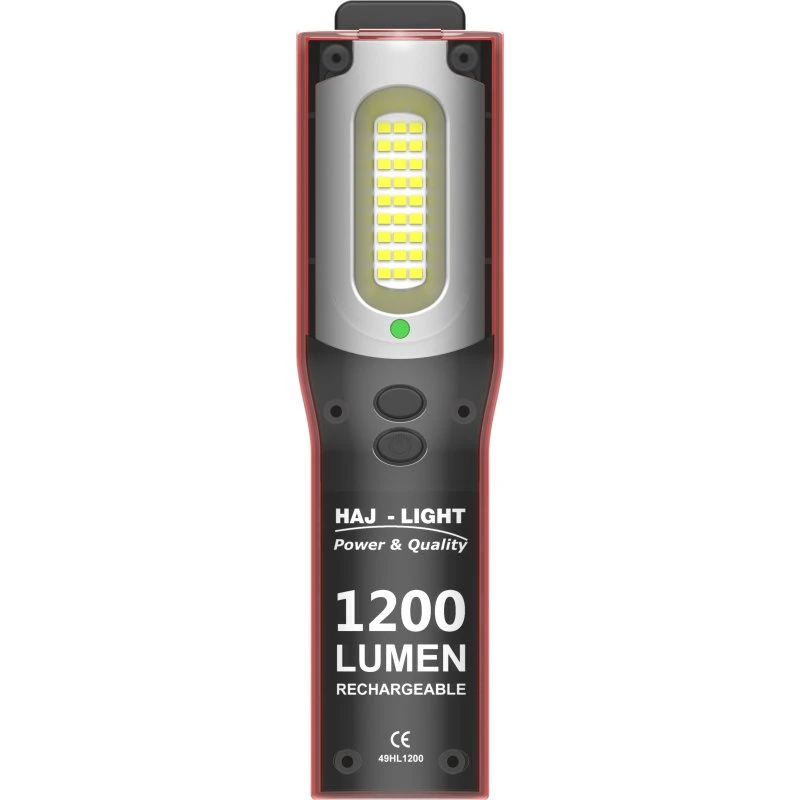 HAJ LIGHT Genopladelig Inspektionslampe 1200 lumen