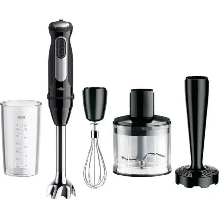 Braun MultiQuick 5 Pro stavblender 1000 W, 0,6 L – sort/sølv