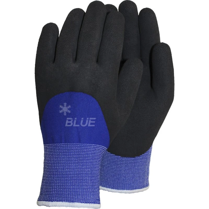 BLUE Vinterarbejdshandsker med akrylfor - Str. 11