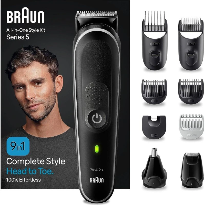 Braun MGK5410 9-i-1 trimmer sort/grå