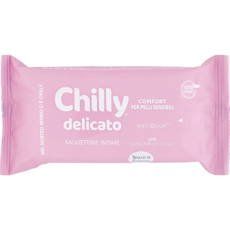 Chilly Delicate Intimate Hygiene Wipes - 12 stk.