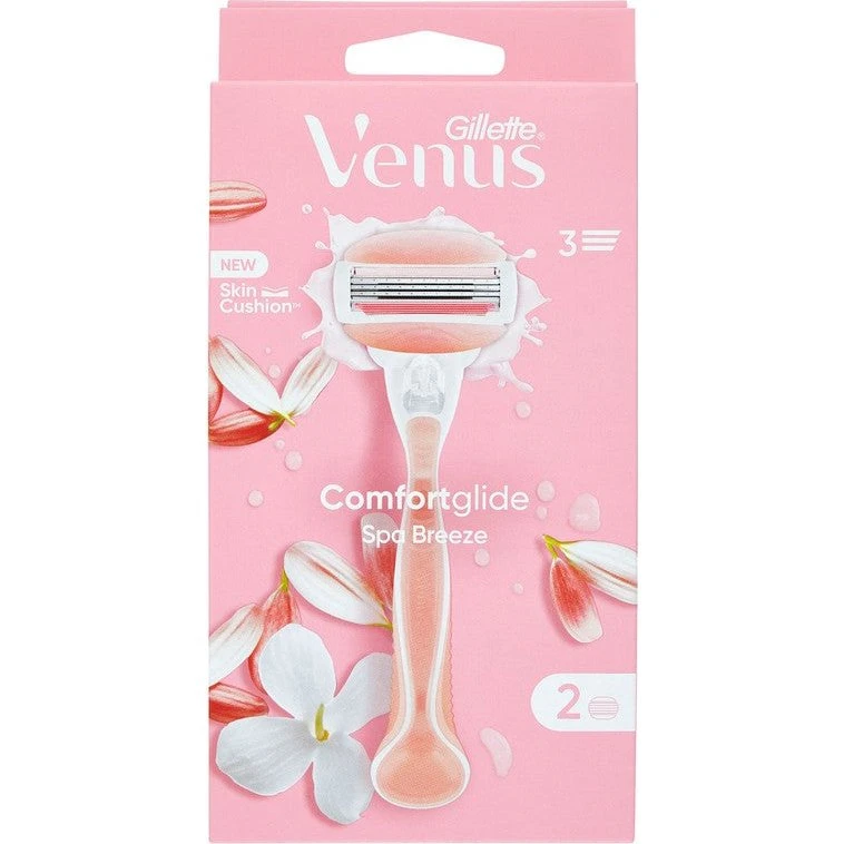 Gillette Venus Comfortglide Spa Breeze barbermaskine + 2 blade