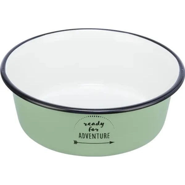 Trixie madskål til hund, grøn Ø21 cm 1,9 l