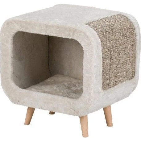 Trixie Alicia katteseng 44430 – grå træhule 48×48×38 cm