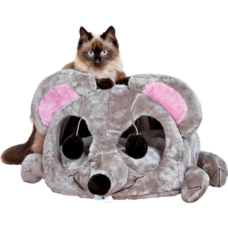 Trixie Kattehule Lukas – blødt musehus med sisal hale