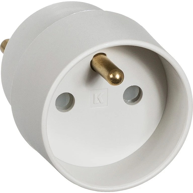 Stikprop adapter, DK til Schuko