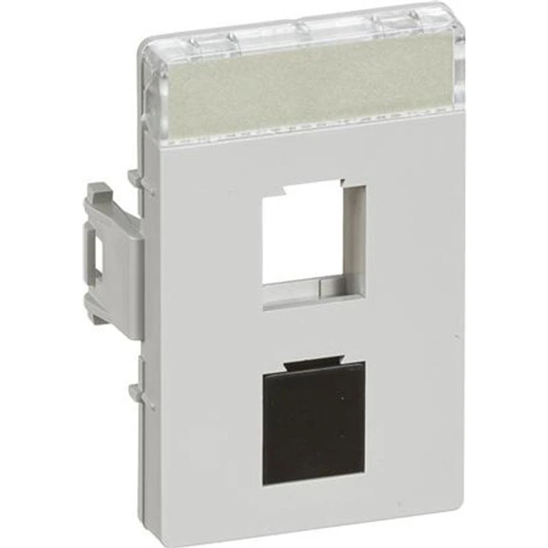 LK CLIC'LINE Udtag 2xRJ45 Keystone CL TP5 lysegrå