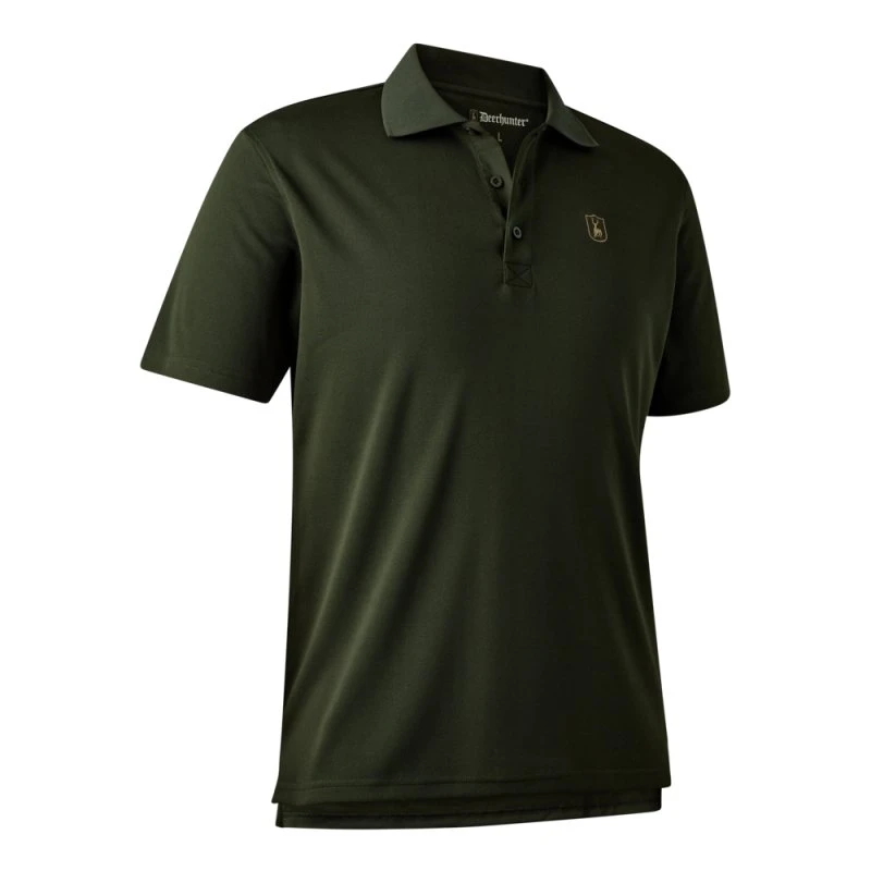 Deerhunter Climate Polo med 37.5® Technology - Forest Ember - 2XL
