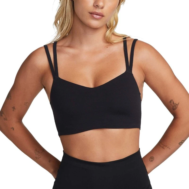 Nike Zenvy Strappy sports-bh – let støtte (Black/Sail)