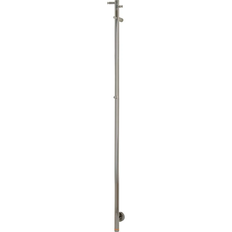 Kriss Uno el-håndklædetørrer, 148x3 cm, børstet stål