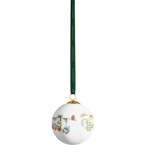 Kähler Hammershøi Christmas julekugle 2024 - Hvid Ø 6 cm