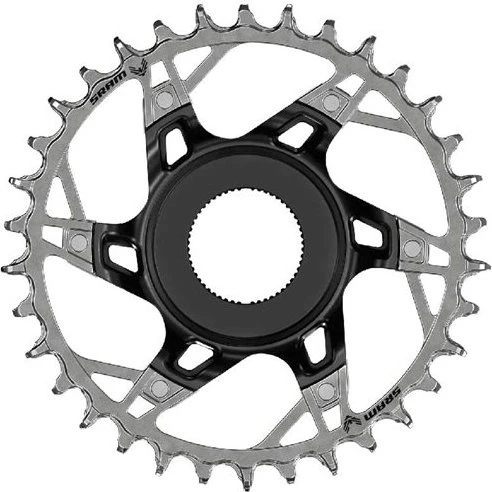 SRAM XX Eagle T-Type 36T Direct Mount – Brose/12s (Sort/Sølv)