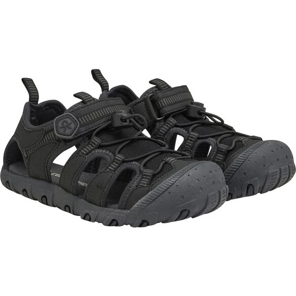 Color Kids trekkingsandal m. tåbeskytter – sort