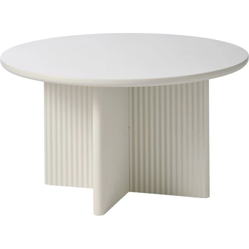 Nordique Design Palma Rundt Sofabord i Greige - Ø80x45 cm