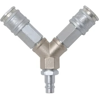 Flair-XF Y-koblingsstykke 3/8" (2x kobling, 1x nip)