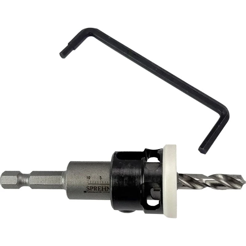 SPREHN Forsænker 15mm 90° m/dybdestop og 6,0mm bor