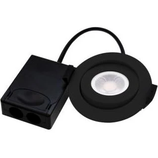 DIOSPOT 25 DOB Sort 6W LED-spot 350lm 55°