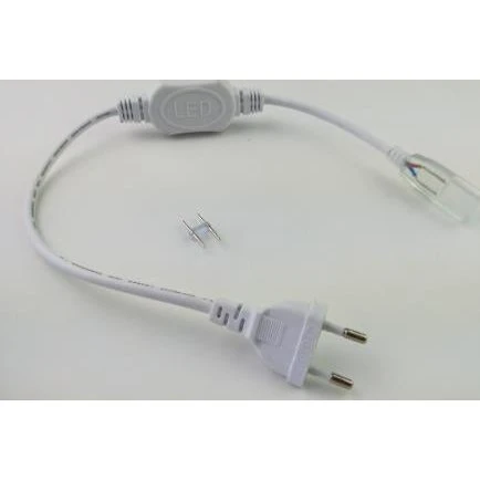 DIOFLEX 230V tilslutningssæt hvid 1m 2x1mm2
