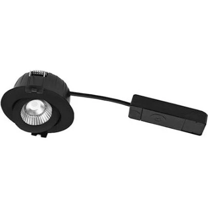 DIOSPOT 3-60 Sort LED Downlight 10W 520lm 2700K