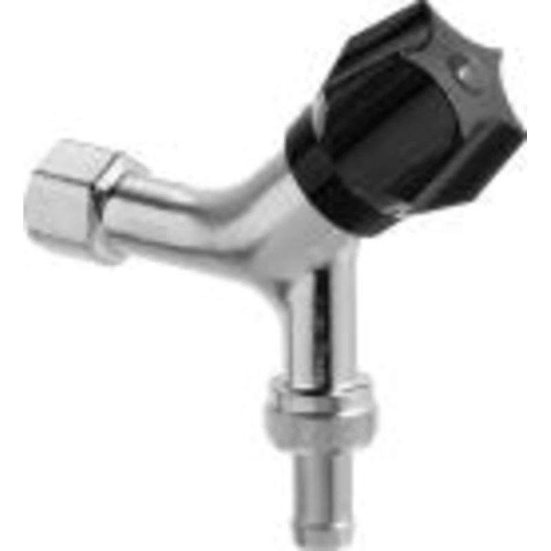 Frese Aftapventil 1/2" med muffe og slangekobling, blankforkromet