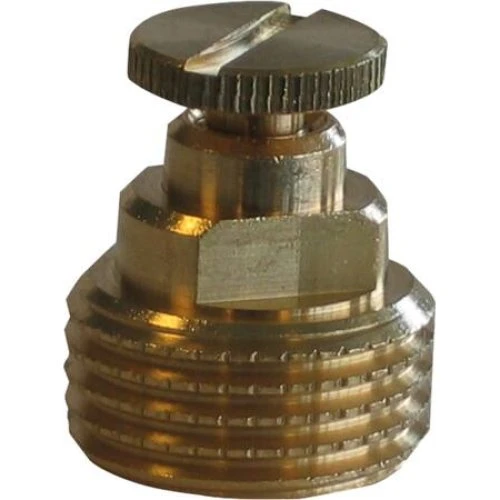 Solar Plus 3/8" Luftskrue i Messing med Håndhjul
