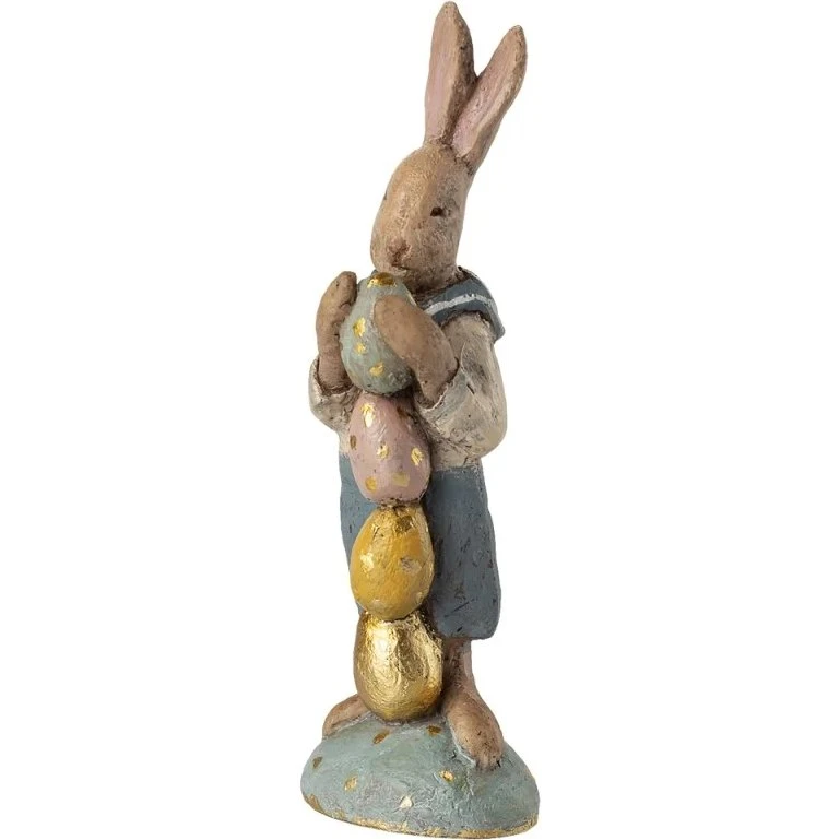 Maileg Easter Bunny No. 12 - Drengekanin med påskeæg