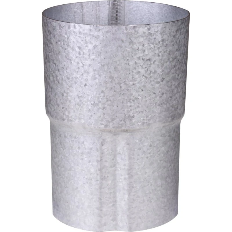 Plastmo rørsamlemuffe 90 mm, aluzink