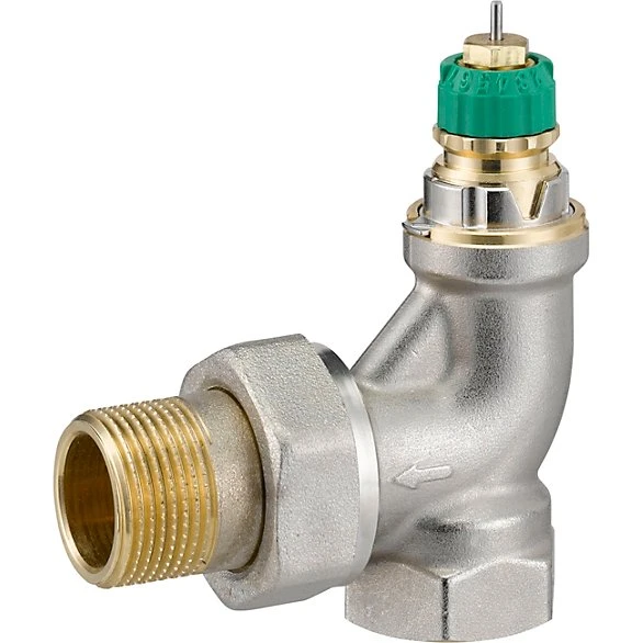 Danfoss RA-DV 3/4'' vinkelløbende radiatorventil med trykregulator