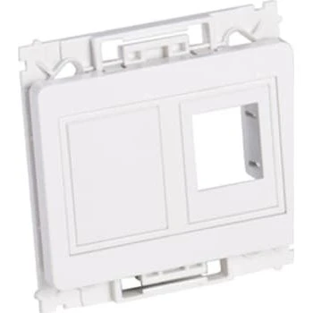Opusfit Dataudtag 2x Keystone Hvid 1 Modul