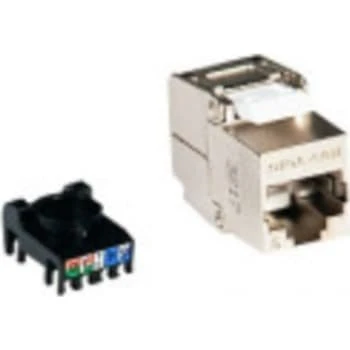 GIGA-LAN Konnektor Keystone Kat.6A FTP Flip Jack
