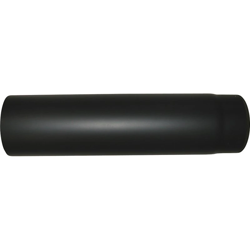 Metalbestos Sort Røgrør 180 mm x 500 mm x 2 mm