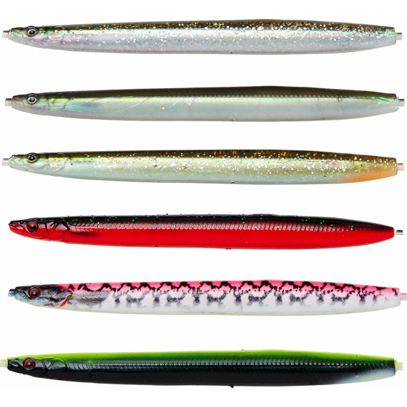 Savage Gear 3D Soft Line Thru Sandeel - 20g - 12,5cm - Sandeel Ghost