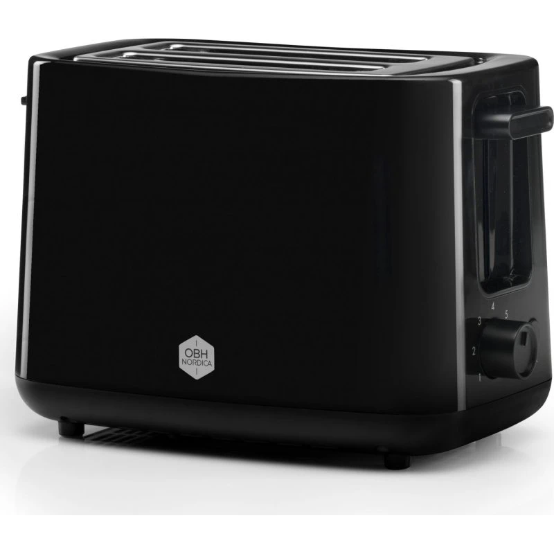 OBH Nordica Daybreak brødrister 2 skiver – sort, 760 W