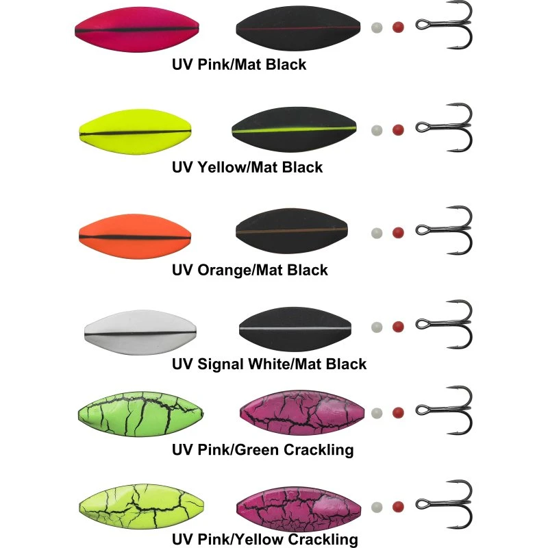 Hansen Snapshot SD In-Line Lure 7,6g UV Signal White/Mat Black