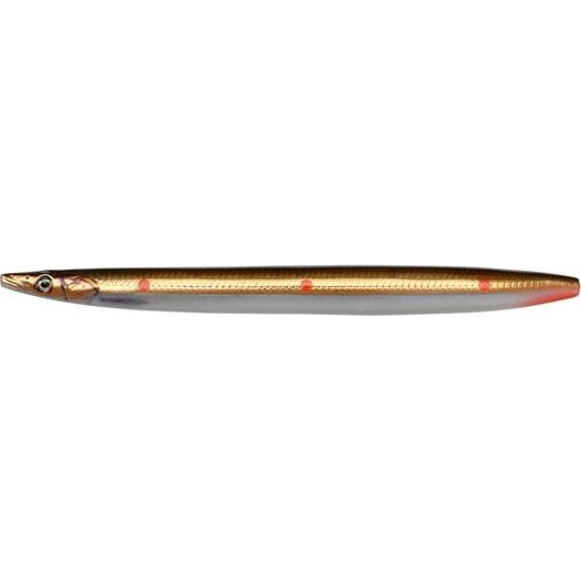 Savage Gear 3D Line Thru Sandeel 23g 13,5cm Brown Copper Red Dot