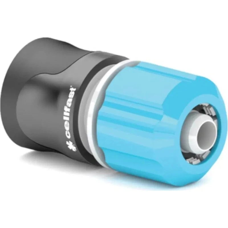 Cellfast ERGO Vandslangekobling m. stop, 1/2-5/8"